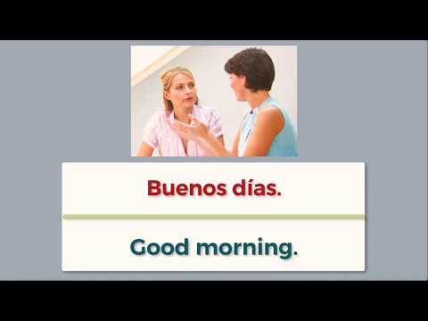 تعلم المحادثه باللغه الإسبانية // مع الترجمة