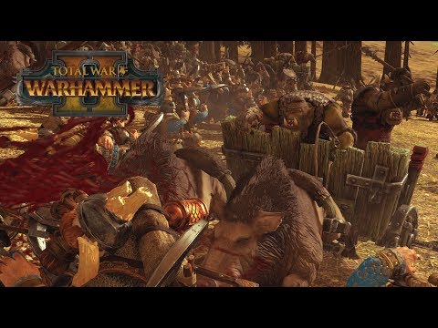 WAAAAGH PIG - Greenskins vs Dwarfs // Total War: Warhammer II Online Battle
