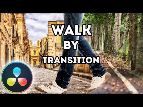 Easy Walk By Transition Effect Davinci Resolve 19 | Basic Tutorial