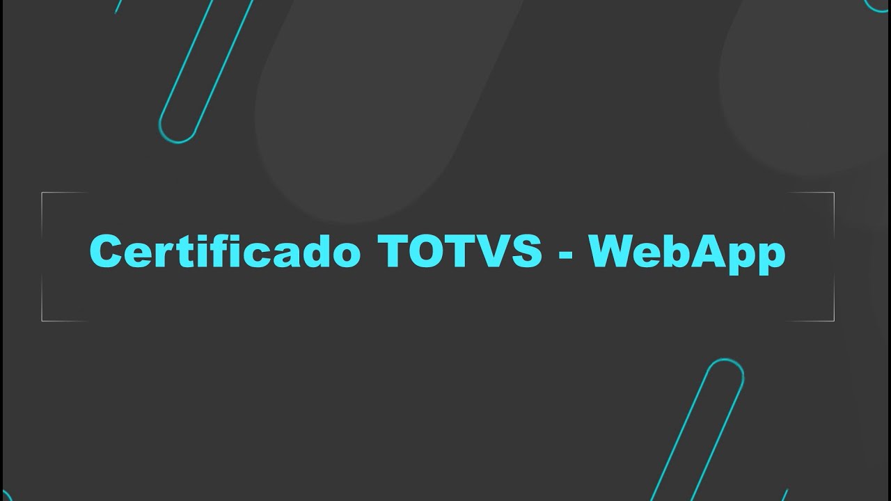 How To | MP - Framework - WebApp - Certificado TOTVS en WebApp #TOTVS_Framework_MI_Linha_Protheus