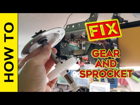 Gear and Sprocket Replacement on LiftMaster Chamberlain Garage Door