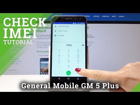 How to Check IMEI Number in General Mobile GM Plus D - Find Serial Number