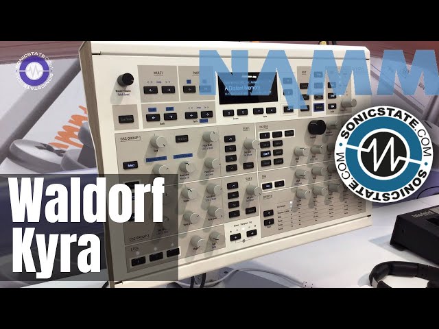 Vidéo teaser pour NAMM 2019 Waldorf Kyra No Talking