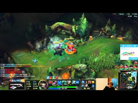 C9 Meteos making plays with tahmn kench jungle