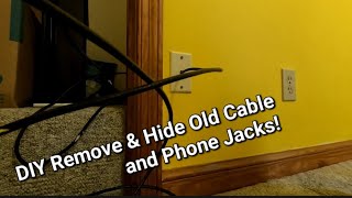 How to Remove and Patch Phone and Cable Outlets