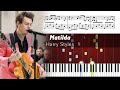 Harry Styles - Matilda - Piano Tutorial + SHEETS
