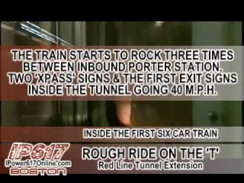 Rough Ride Inside The Red Line Tunnel Extension