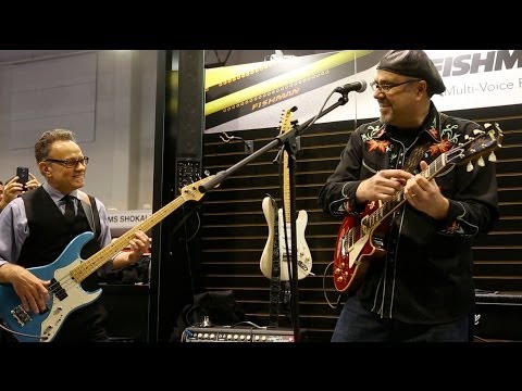 The New Fishman Fluence Pickups featuring Greg Koch & Roscoe Beck  •  NAMM 2014