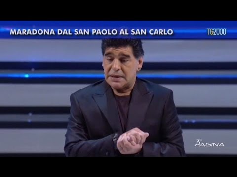 Maradona dal San Paolo al San Carlo