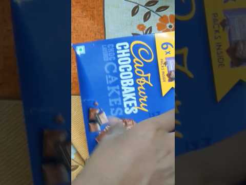 Unboxing Cadbury Chocobakes Cakes 😍 #shorts #unboxing #cadbury #cadburychocobakes #cake #amazon