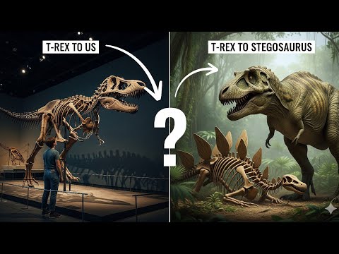 T-Rex vs. Stegosaurus | The Shocking Time Gap Explained 🔥This fact will blow your mind 🤯 #factworld