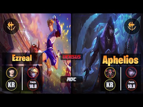 Ruler EZREAL (ADC) [Conqueror] VS APHELIOS - Grandmaster KR Patch 10.8