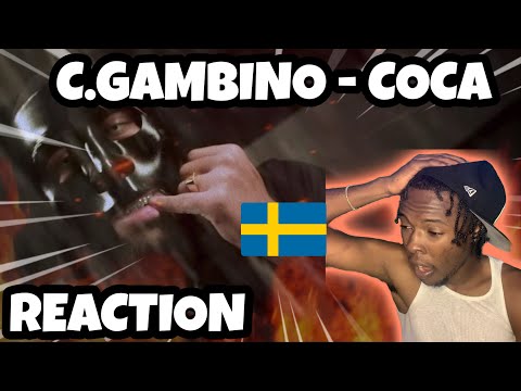 AMERICAN REACTS TO SWEDISH DRILL RAP! C.Gambino - COCA [Official Music Video]