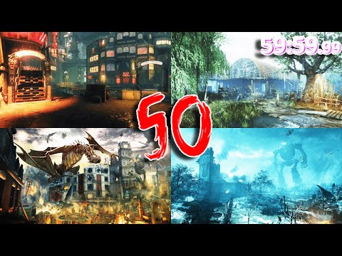 Speedrunning Round 50 on every Black Ops 3 Zombies Map...
