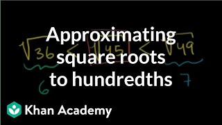 Approximating Square Roots