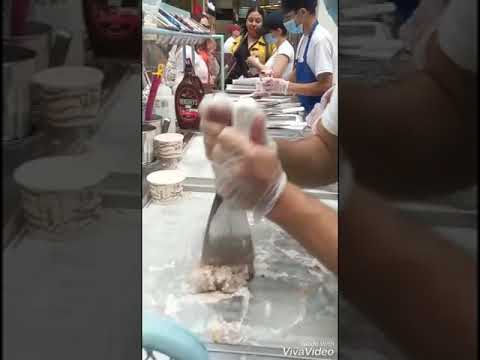 Frozen Ice-cream Rolls || Hershey's Chocolate Ice cream || Live Ice cream