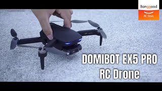 DOMIBOT EX5 PRO 5G WIFI FPV GPS with 4K HD Camera RC Drone - Banggood RC Store