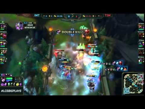 LOL Immortals Huni Yasuo VS TSM Bjergsen Lissandra Highlights 2016