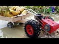 How To Make RC Mini Power Tiller Agricultural Tractor KUBOTA