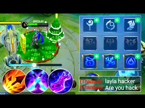 Layla New Build Emblem Mage & Best Build High Damage - ( Must Try ) ~ MLBB