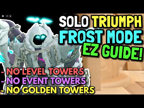 The EASIEST Solo Frost Mode Guide! | New Frost Gamemode with NO SPECIAL TOWERS