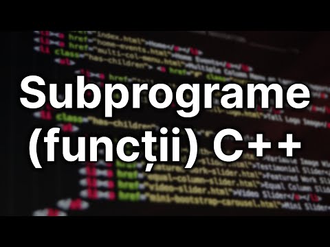 Subprograme care returnează valori — Programare C++ (39)
