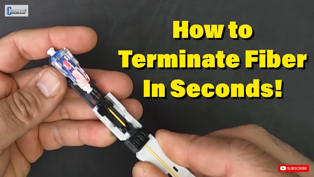 How to Terminate Fiber in Seconds