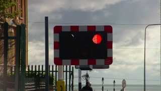 preview picture of video 'Level Crossing at Bray Station, Wicklow'