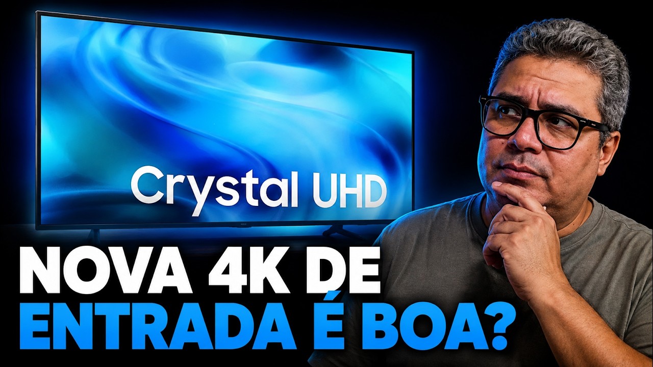 Miniatura da avaliação em vídeo de Smart TV Samsung 70 Polegadas Crystal UHD 4K U8000H