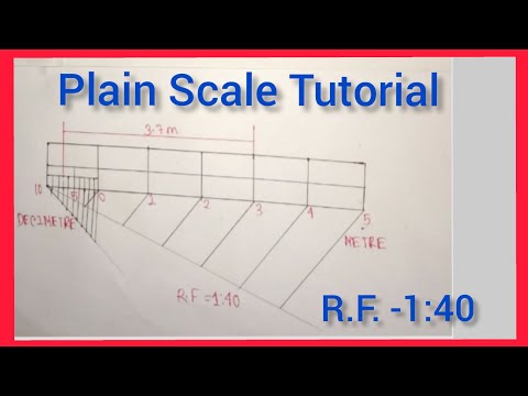 How to draw plain scale | Plane scale tutorial | Art and Graphics