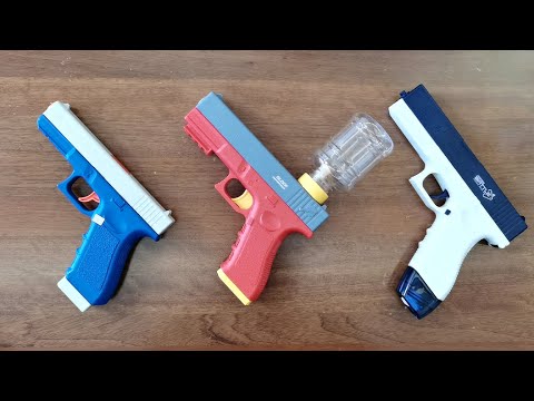 Glock Water Gun Collection 2023 - Manual, Electric, Automatic Squirt Gun
