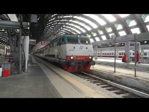 IC 599 "Tacito" in partenza da Milano Centrale (E444.073)