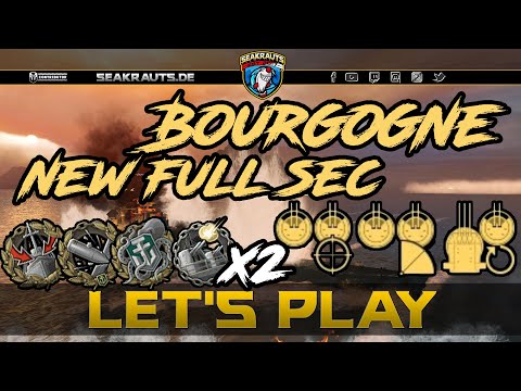 Let's Play - BOURGOGNE [T10 BB] Full 12km Secondary - Push&Rush - World of Warships [Deutsch]