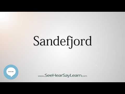 Sandefjord (How to Pronounce Cities of the World)💬⭐🌍✅