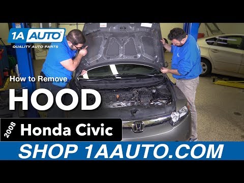 How to Replace Hood 06-11 Honda Civic