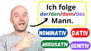 Nominativ Akkusativ Dativ Genitiv | ALLES in einem Video | Live Deutsch lernen