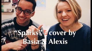 Coldplay - "Sparks" - cover by Basia & Alexis (Throwback Thursday)