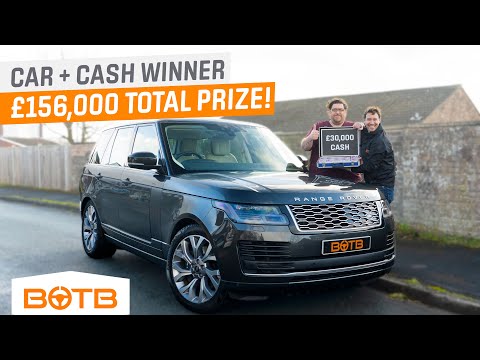 "We Don't Win Things!" £126,000 Range Rover + £30,000 CASH! Adam Francis BOTB Dream Car Winner