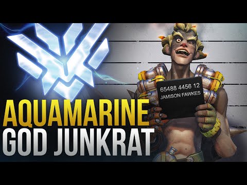 AQUAMARINE - INSANE RANK 1 JUNKRAT -  IQ PREDICTIONS - Overwatch Montage