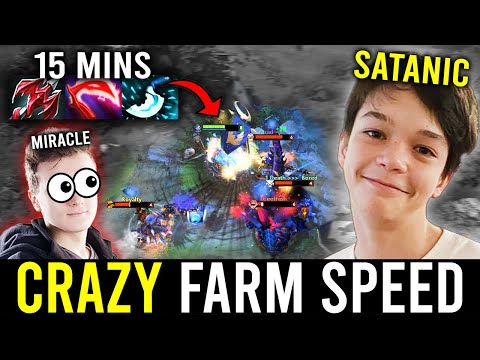 when SATANIC meet MIRACLE again in ranked.. - CRAZY FARM SPEED!