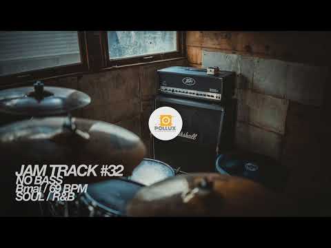 Soul R&B Jam Track / Backing Track #32 (No Bass) Bmaj 69 BPM #Backing #Track #Drums #Bass #Soul #R&B