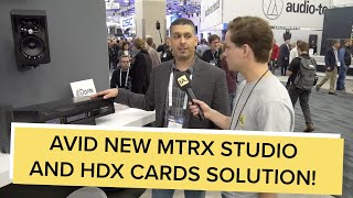 Video thumbnail for NAMM 2020: Avid MTRX Studio and Thunderbolt 3 Chassis solutions for HDX cards by Inside Audio