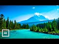 4K UHD Bow River Ambience, Canadian Rockies, Banff | Relaxing Nature Scene | Mountain River Sounds