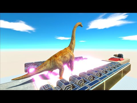 Run through jet pressure on both sides - Animal Revolt Battle Simulator