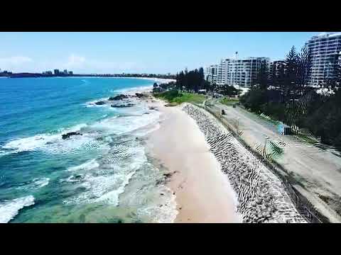 Redesenvolvimento da costa de Mooloolaba, estacionamento no extremo norte - junho de 2021 #Aerial_Photography_Sunny_Coast