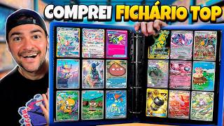 Comprei um Fichário Insano de Carta Pokémon
