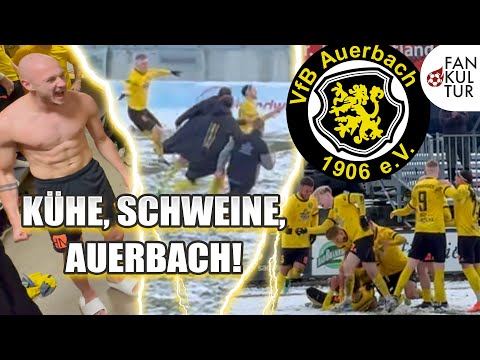 Locker Room Party | Snow Fight | A Day as a Fan of: VfB Auerbach | Football Stadium Vlog 🏟️