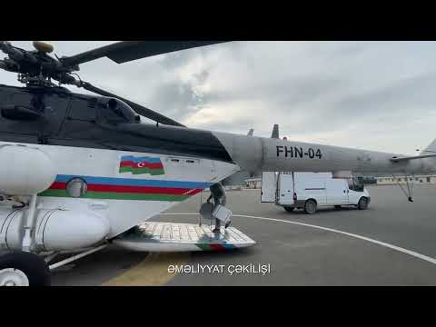 FHN-in helikopteri ilə vəhşi heyvanların peyvəndləməsi aparılıb