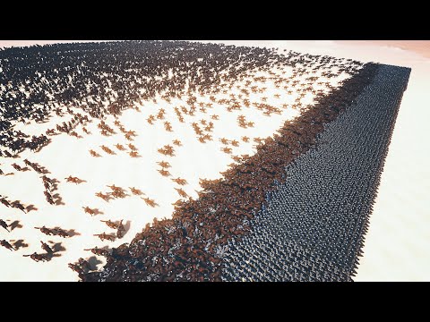 Can 10,000 Crusaders stop 10,000 Cavalry Charge | Ultimate Epic Battle Simulator | UEBS