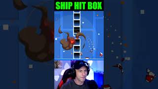 Ship Hitbox in Geometry Dash